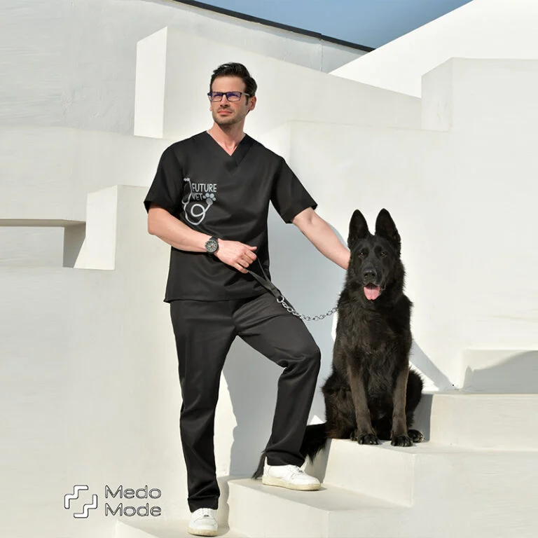 اسکراب و روپوش دامپزشکی | ست اسکراب مردانه MSC-047